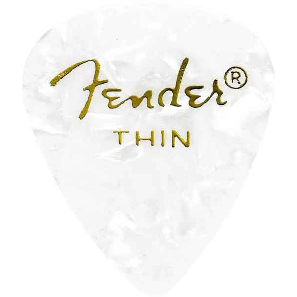 Fender Palheta 351 Premium Thin White Moto