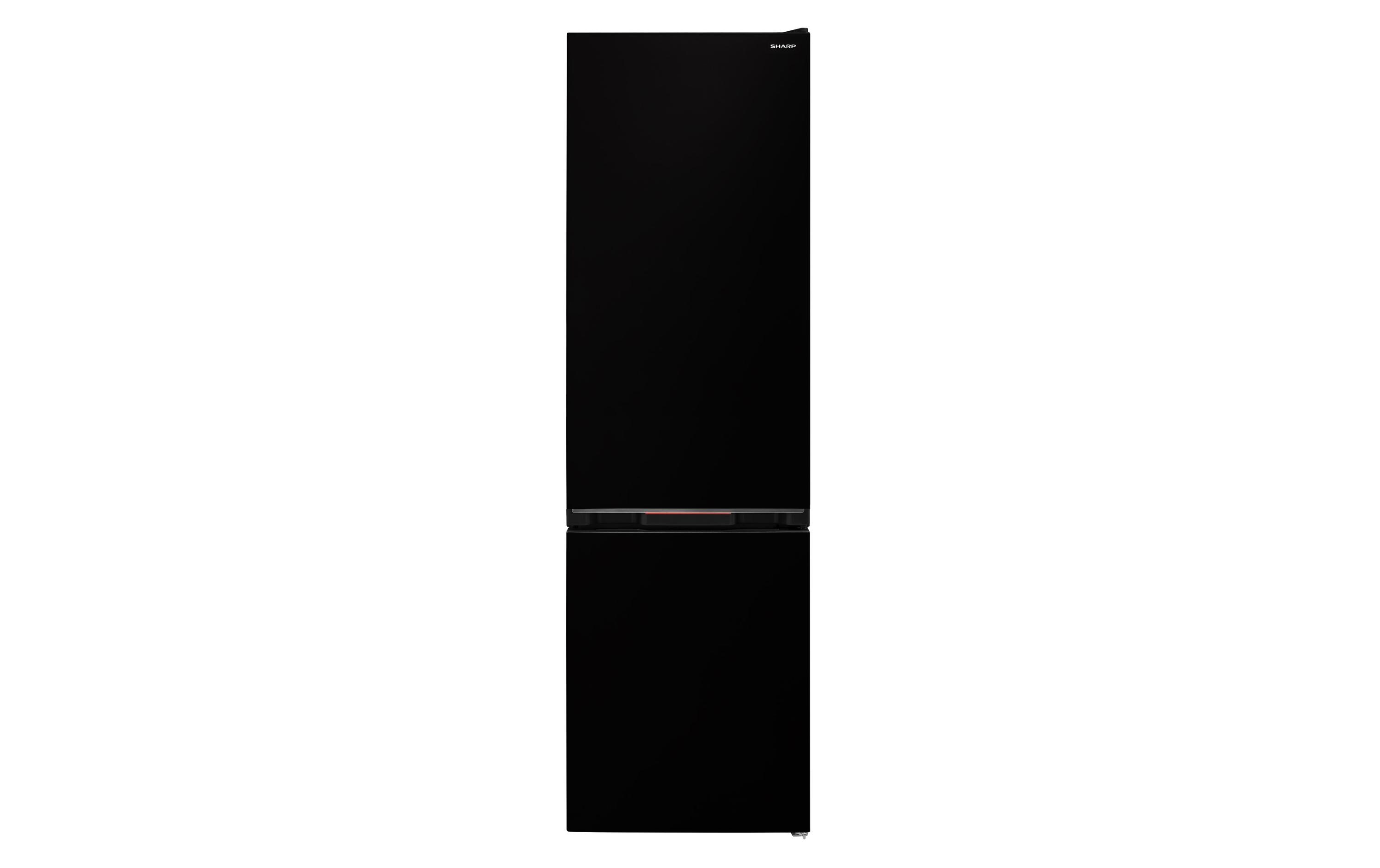 Kühl-Gefrierkombination SJ-FBB05DTXBD-EU Schwarz, Rechts<br>Kombigerät mit Kühlschrank und Gefrierschrank