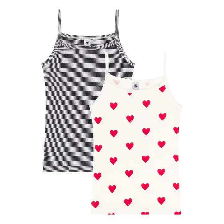 Petit Bateau Lot 2 Débardeurs - Collection Femme | Ecru