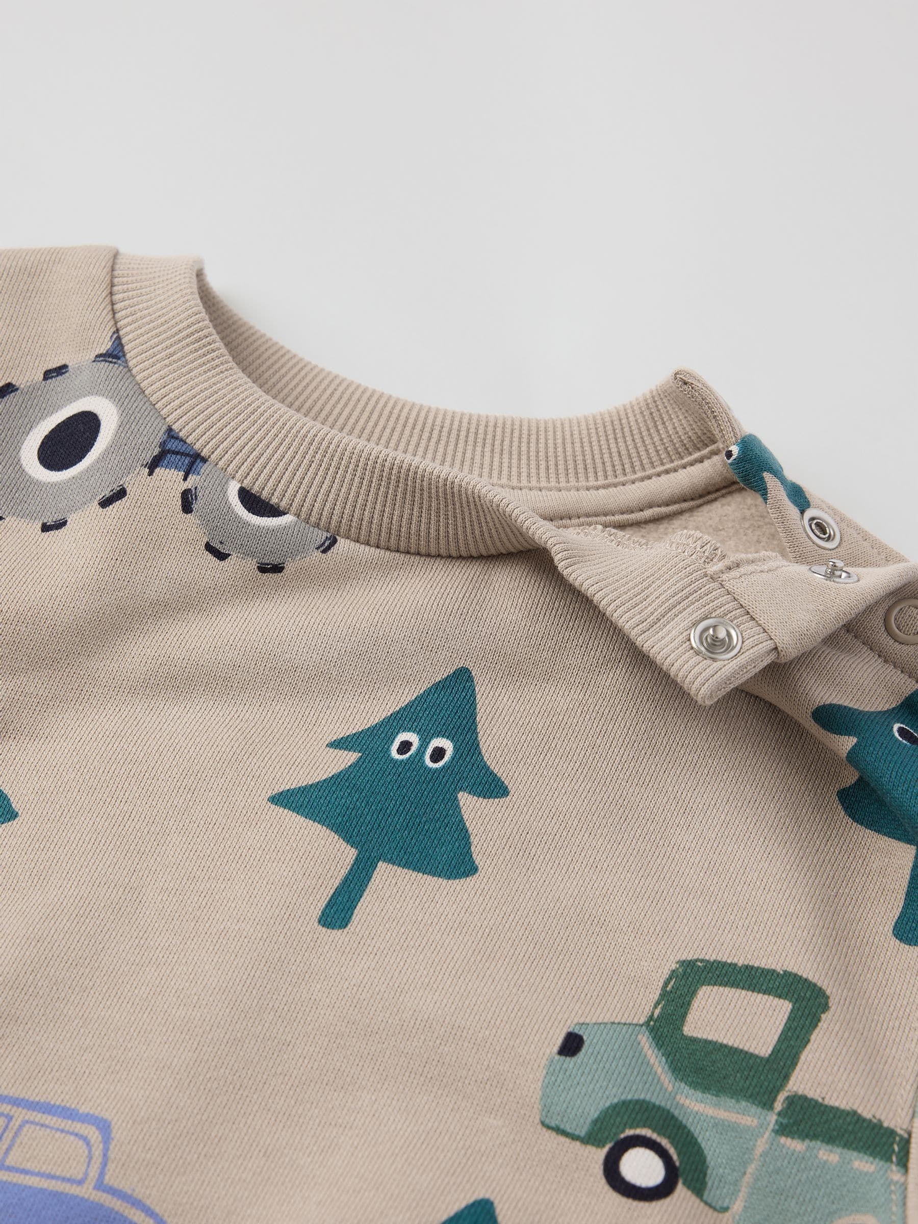 Polarn O. Pyret Cotton Christmas Tree Jumper