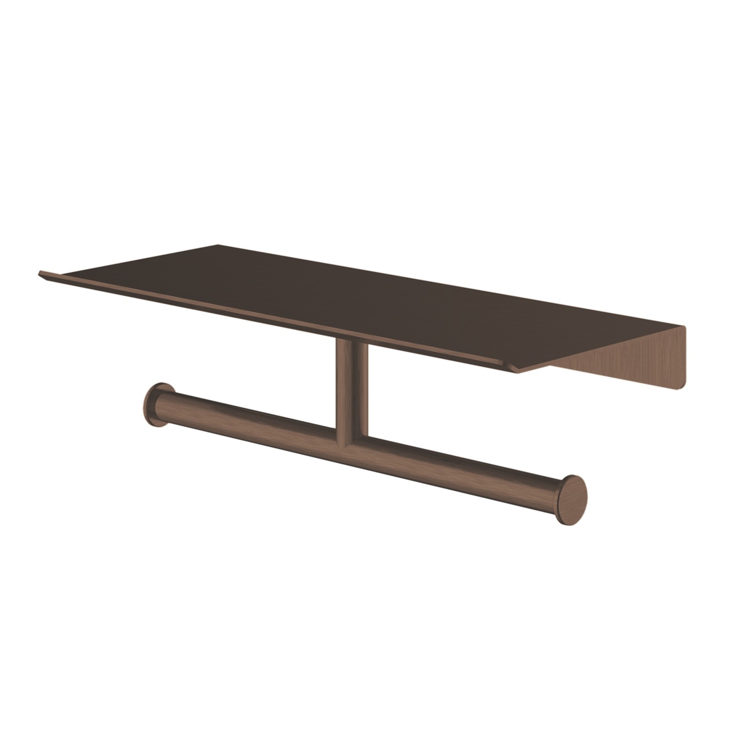 Hotbath &More dubbele rolhouder voor planchet Tuscan bronze