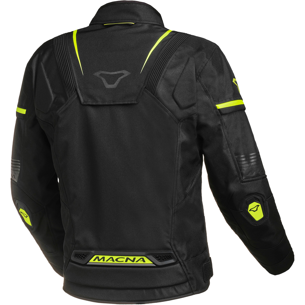 Macna - Blouson Adept Noir / Jaune fluo