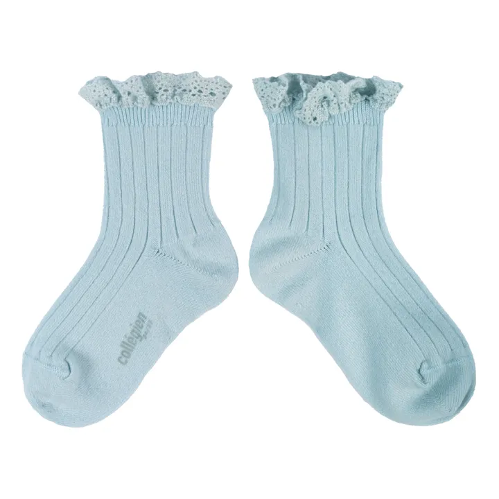 Collégien Chaussettes Lili | Bleu Clair