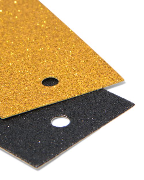 12 étiquettes cadeau avec paillettes