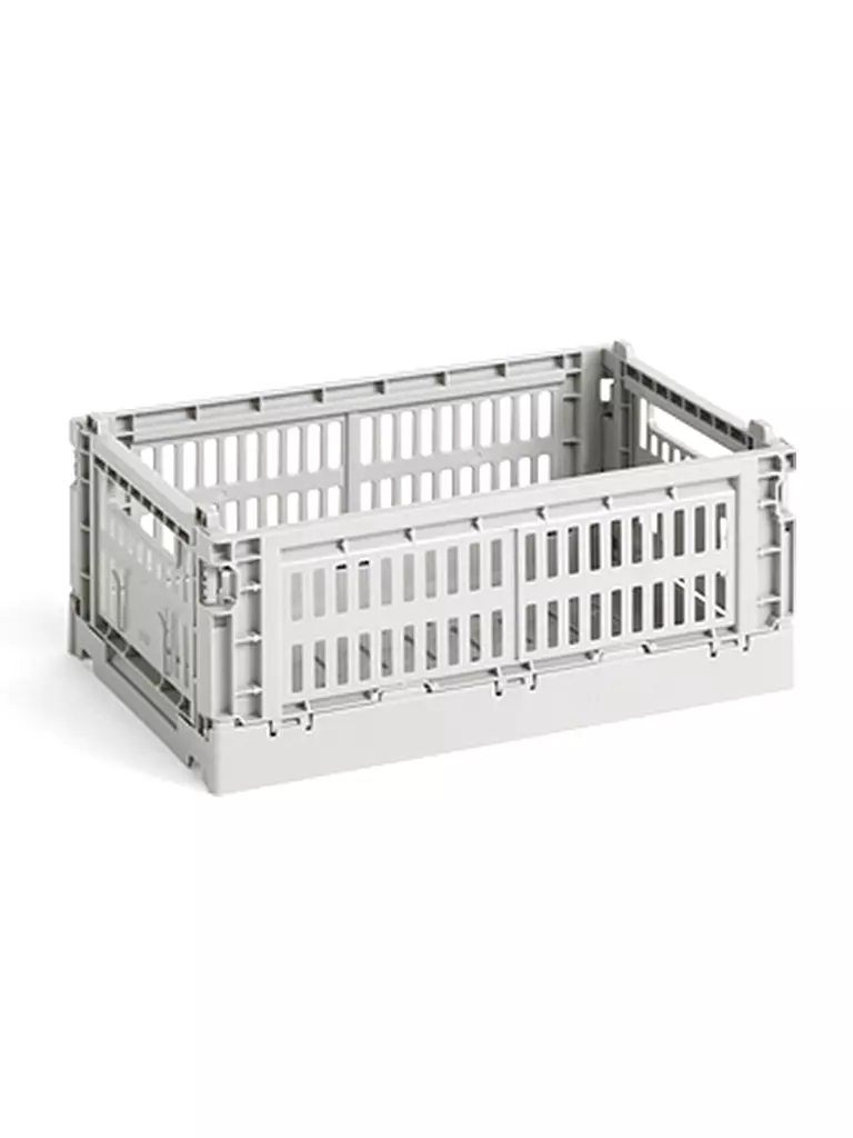 HAY Aufbewahrungsbox Colour Crate S hellgrau