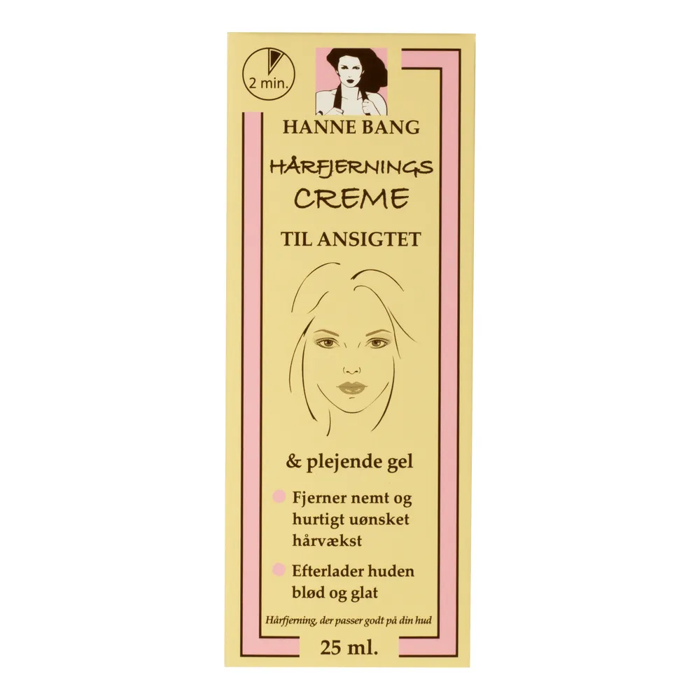 Hanne Bang Hårfjerningscreme Til Ansigt - 25 20 ml