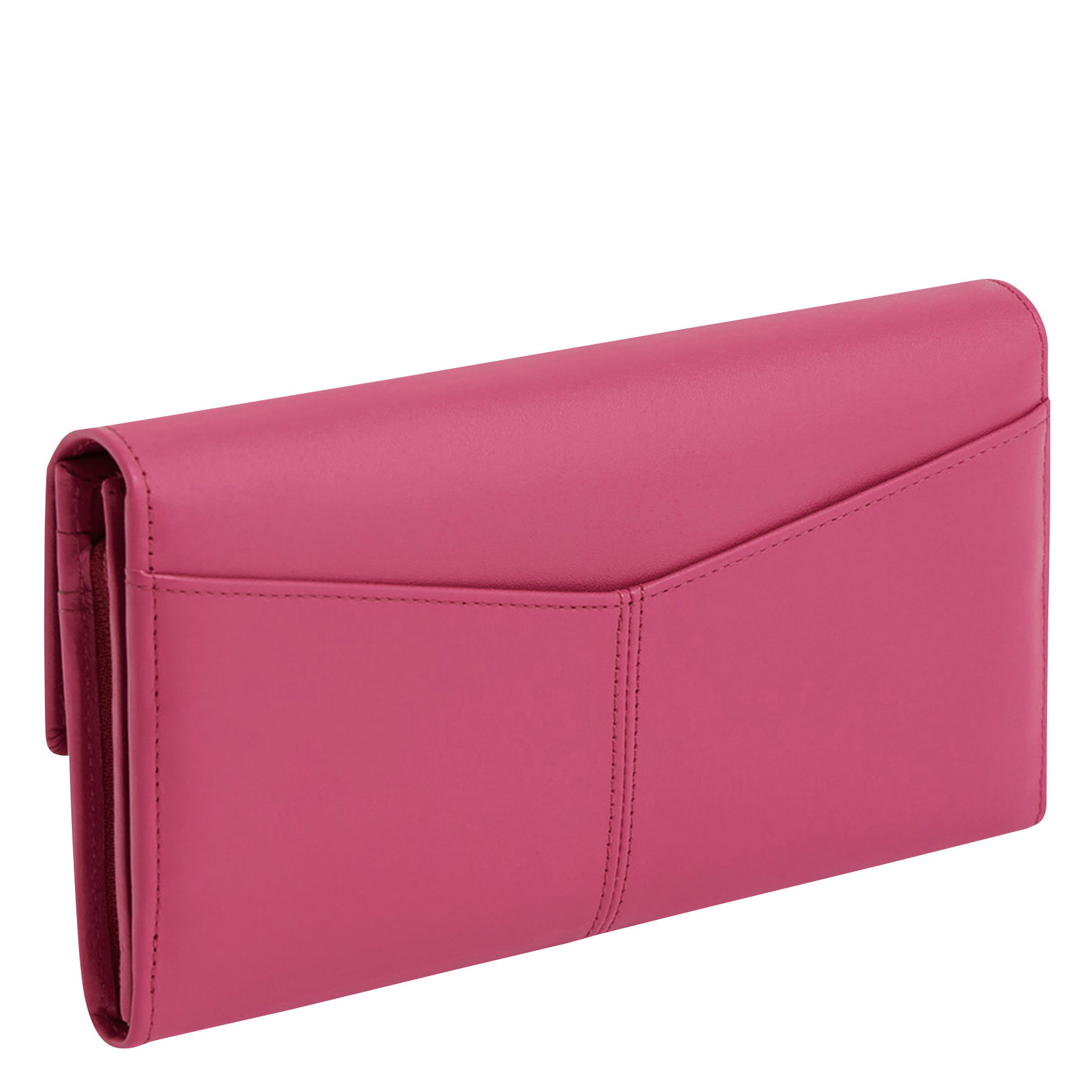 CHARLOTTE - Pochette fantaisie en cuir| Rose