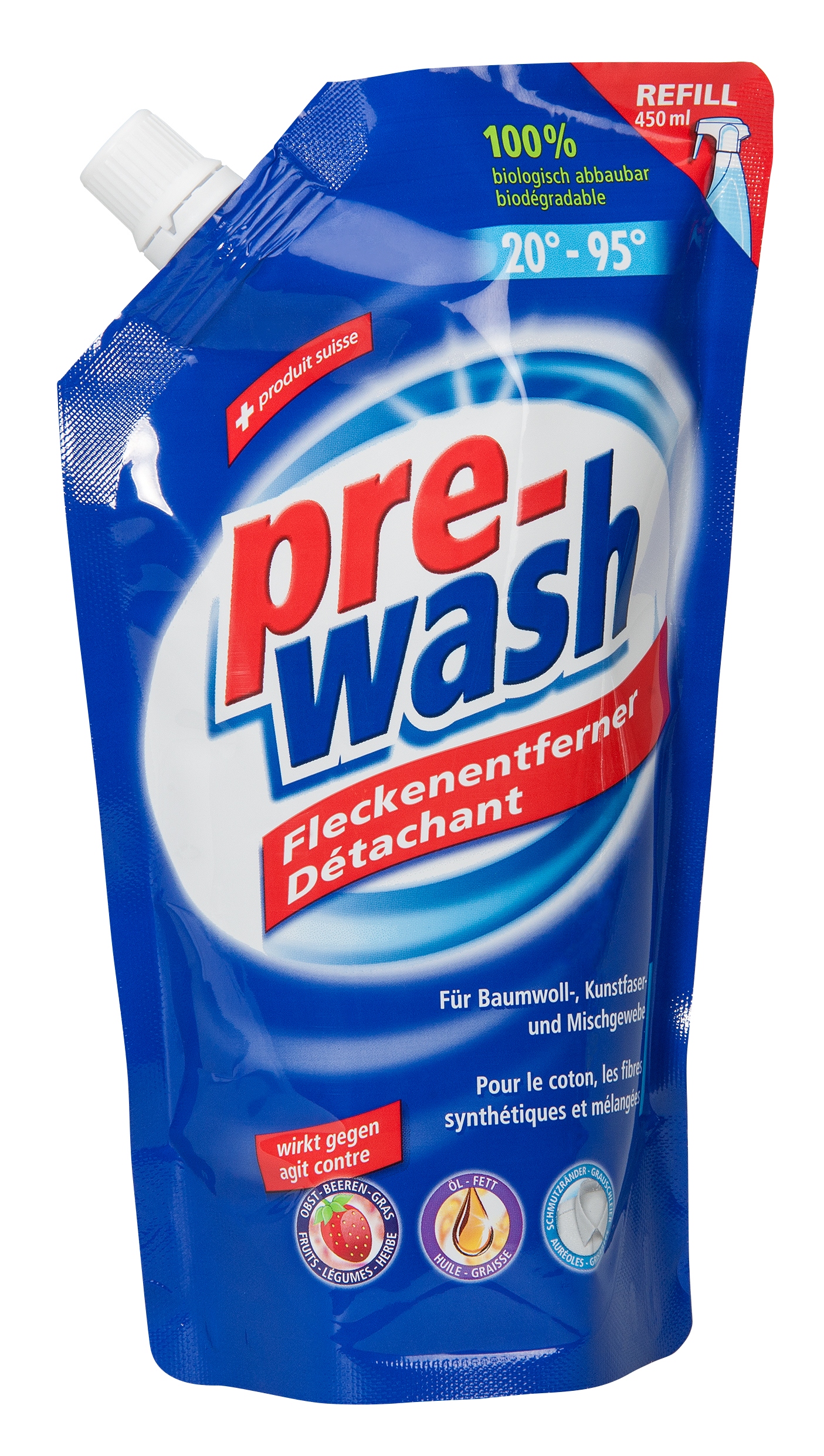 Pre Wash Fleckenentferner REFILL<br>450 ml, Beutel