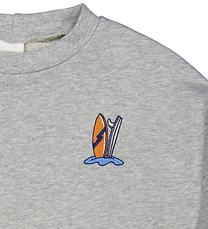 Freds World Sweatshirt - Surf - Grau Meliert