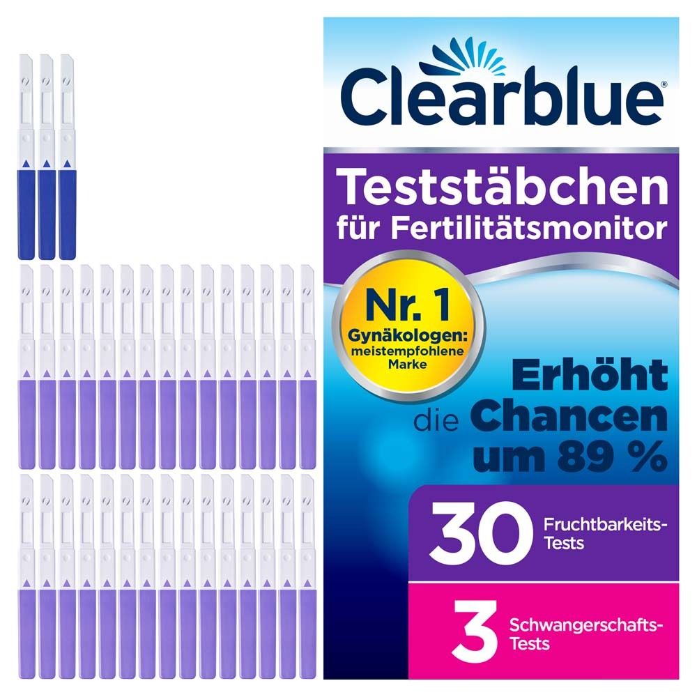 Clearblue Fertilitätsmonitor Teststäbchen