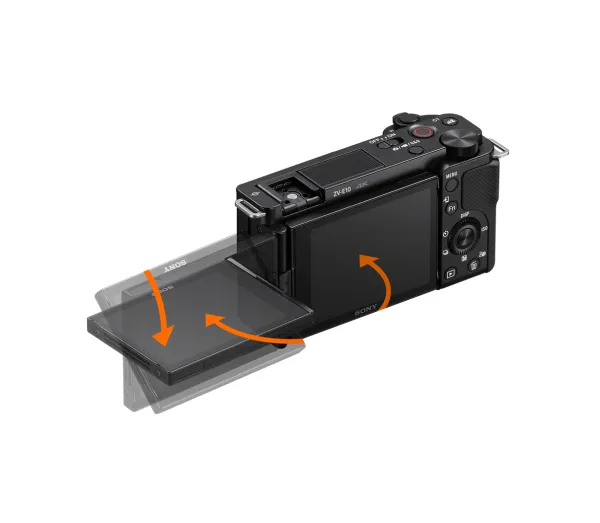 Sony a ZV-E10 - Digitalkamera - spejlløst - 24.2 MP - APS-C - 4K / 30 fps - kun kamerahus - Wireless LAN, Bluetooth - sort