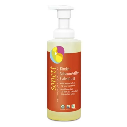 Sonett Børne skumsæbe calendula - 200 ml.