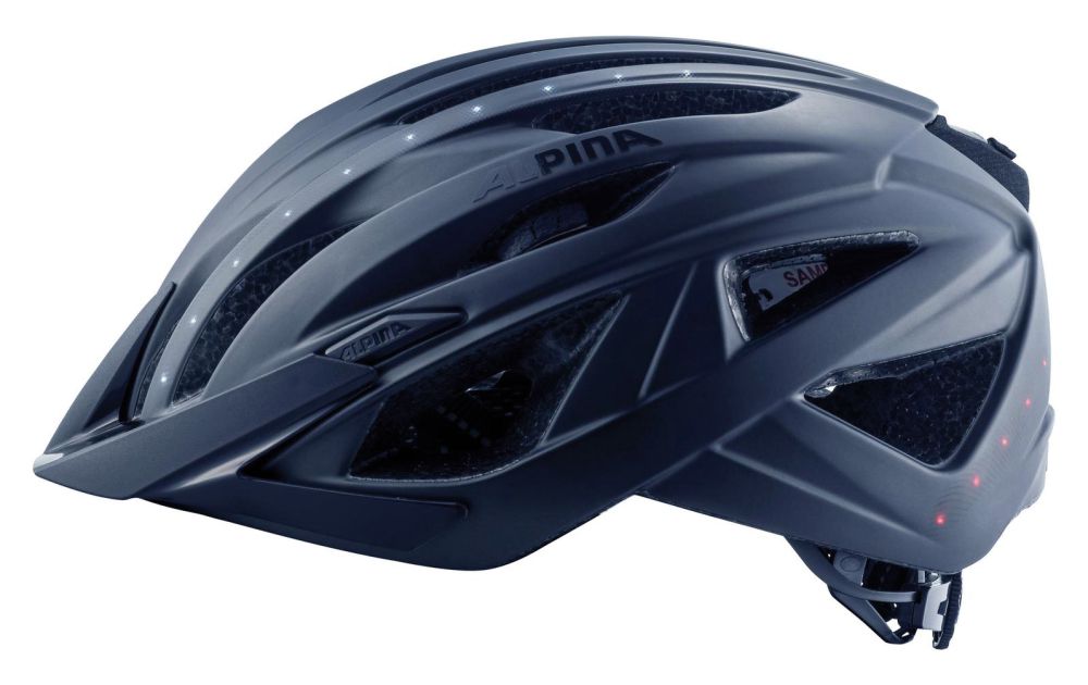 Alpina City- Helm Haga LED blau