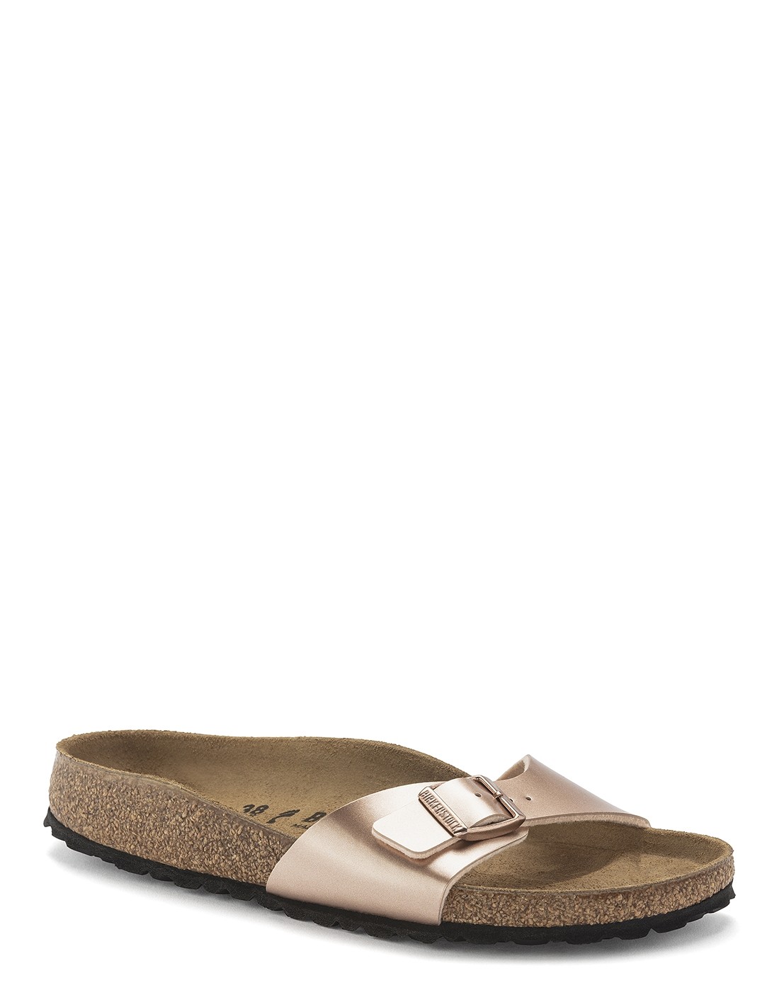 birkenstock claquettes femme madrid metallic copper rose gold