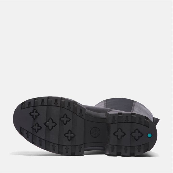 Bota Everleigh de cano alto feminina na cor preta.