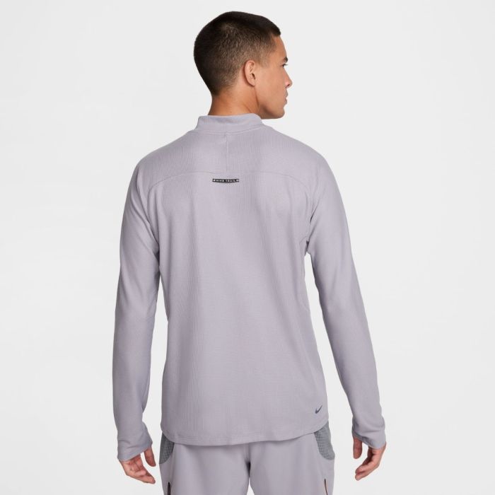 Nike Herre T-shirts Dri-FIT Trail Long Sleeve Tee Grå