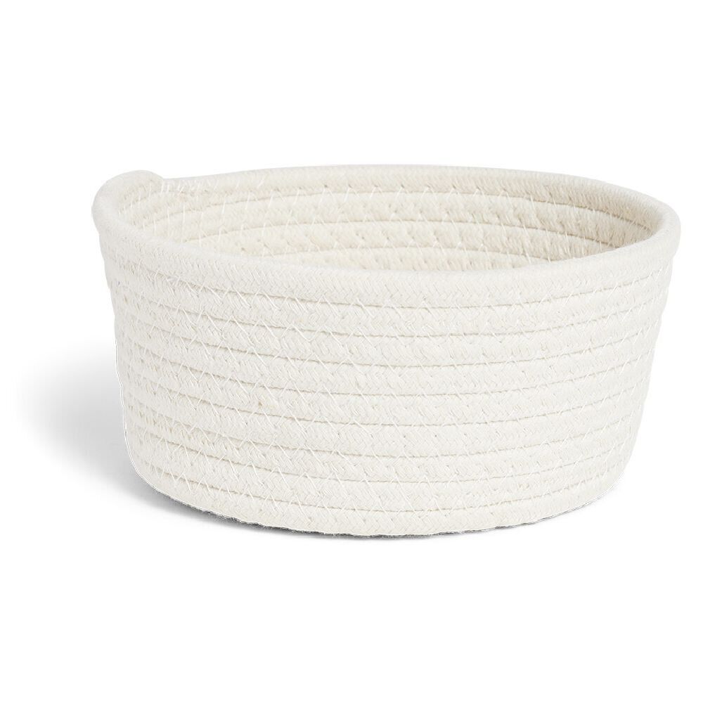 Panière tressée en coton Ø17cm