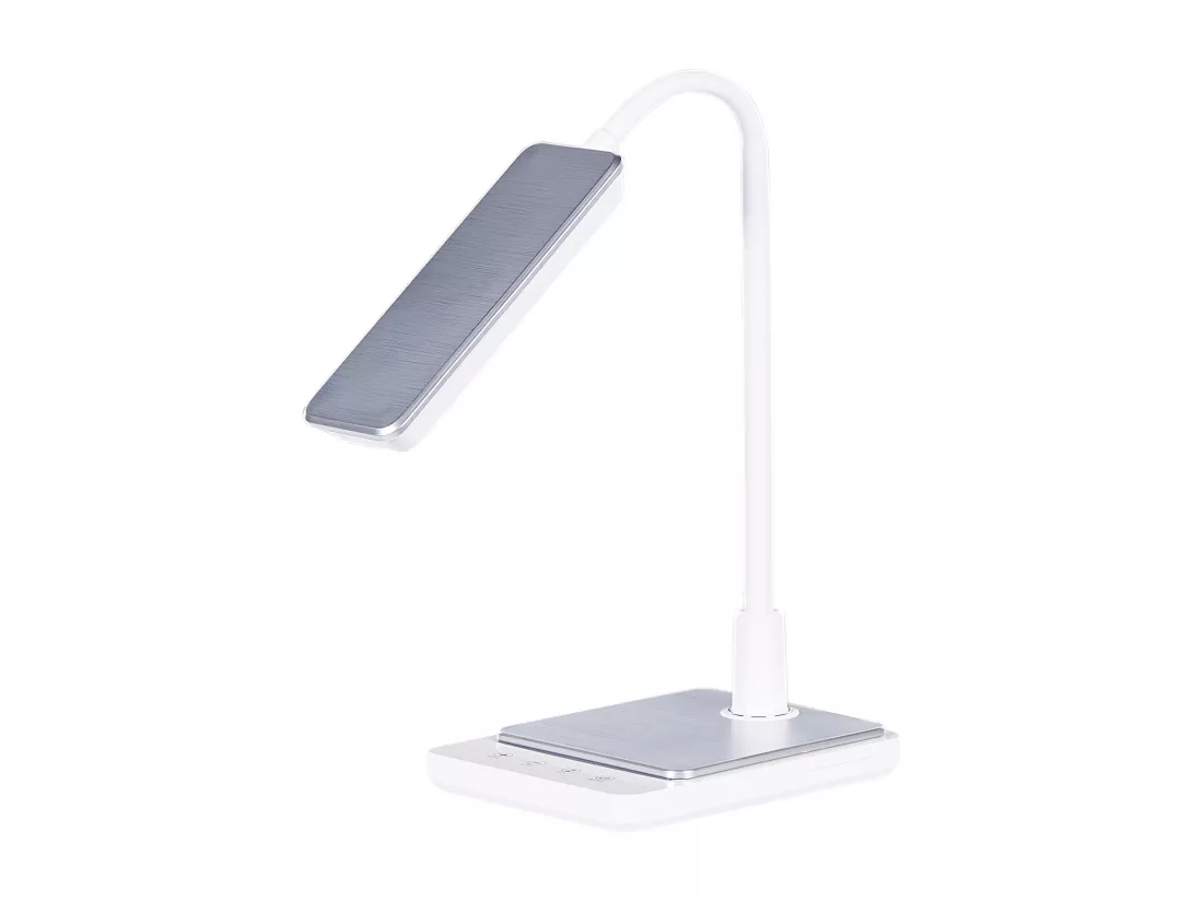 Lampe de bureau LED CENTAURUS Avec variateur Métal Blanc