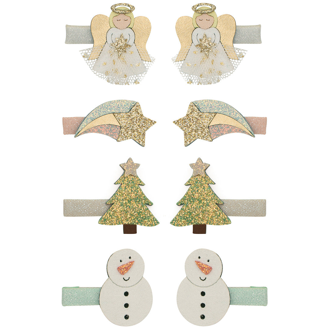mimi & lula haarclipjes angel - shimmer - 8st