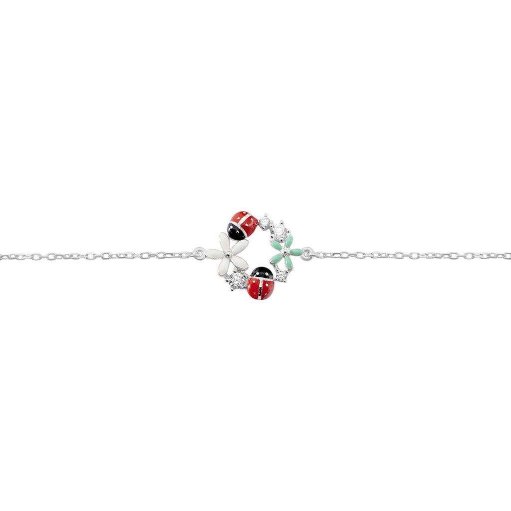 Bracelet Eliniane Argent Blanc Oxyde De Zirconium