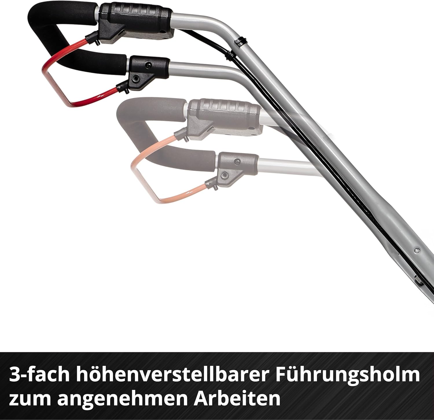 Einhell Akku-Rasenmäher GE-cm 36/33 Li Kit Power X-Change (36 V, 33cm Schnittbreite, bis 250 m², 30L Fangkorb, 25-65 mm Schnitthöhe, inkl. 2X 2,5 Ah Akkus + 2X Ladegeräte)
