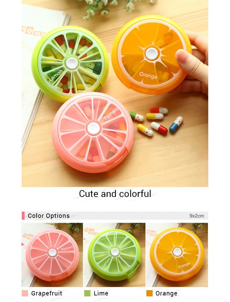 Momoi - Fruitvormig pillendoosje