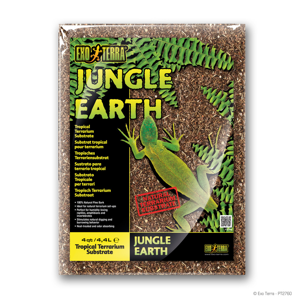 Substrat naturel jungle earth terrariums 8.8l