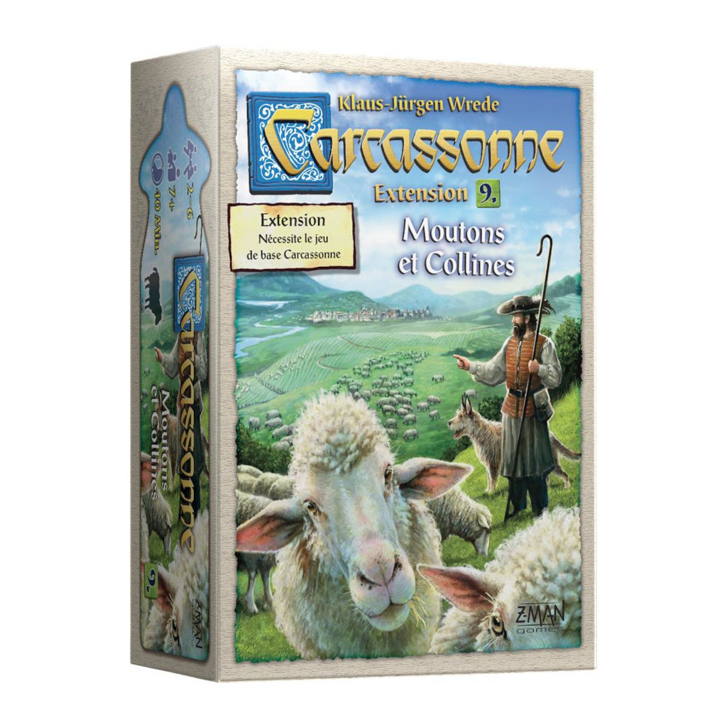 Carcassonne - Moutons et Collines - Ext 9 (nouvelle édition)