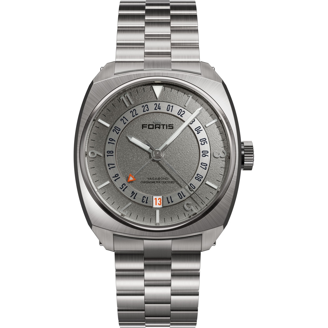 Fortis Vagabond V-40 GMT Stormy Gray