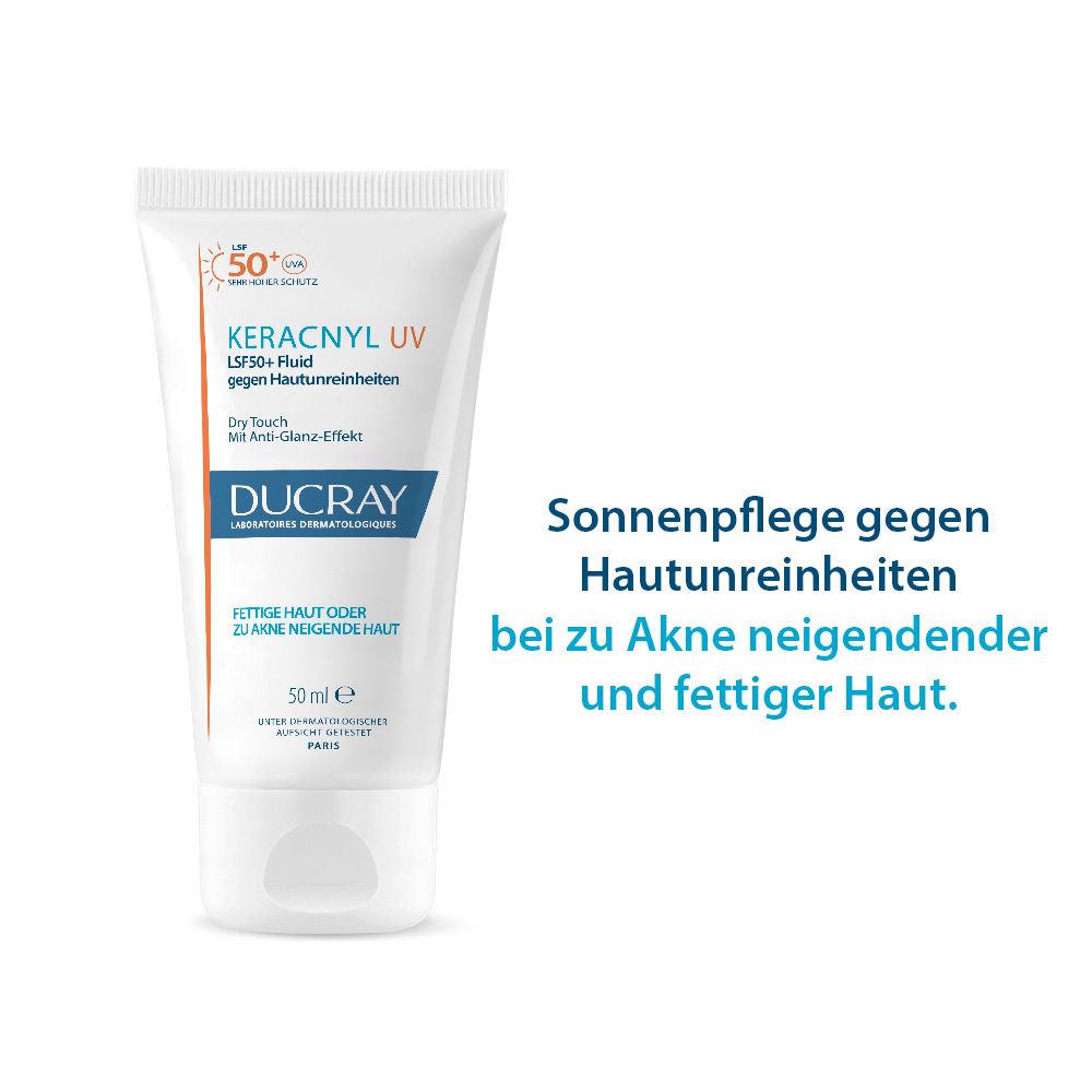 DUCRAY KERACNYL UV LSF50+ - Fluid gegen Hautunreinheiten