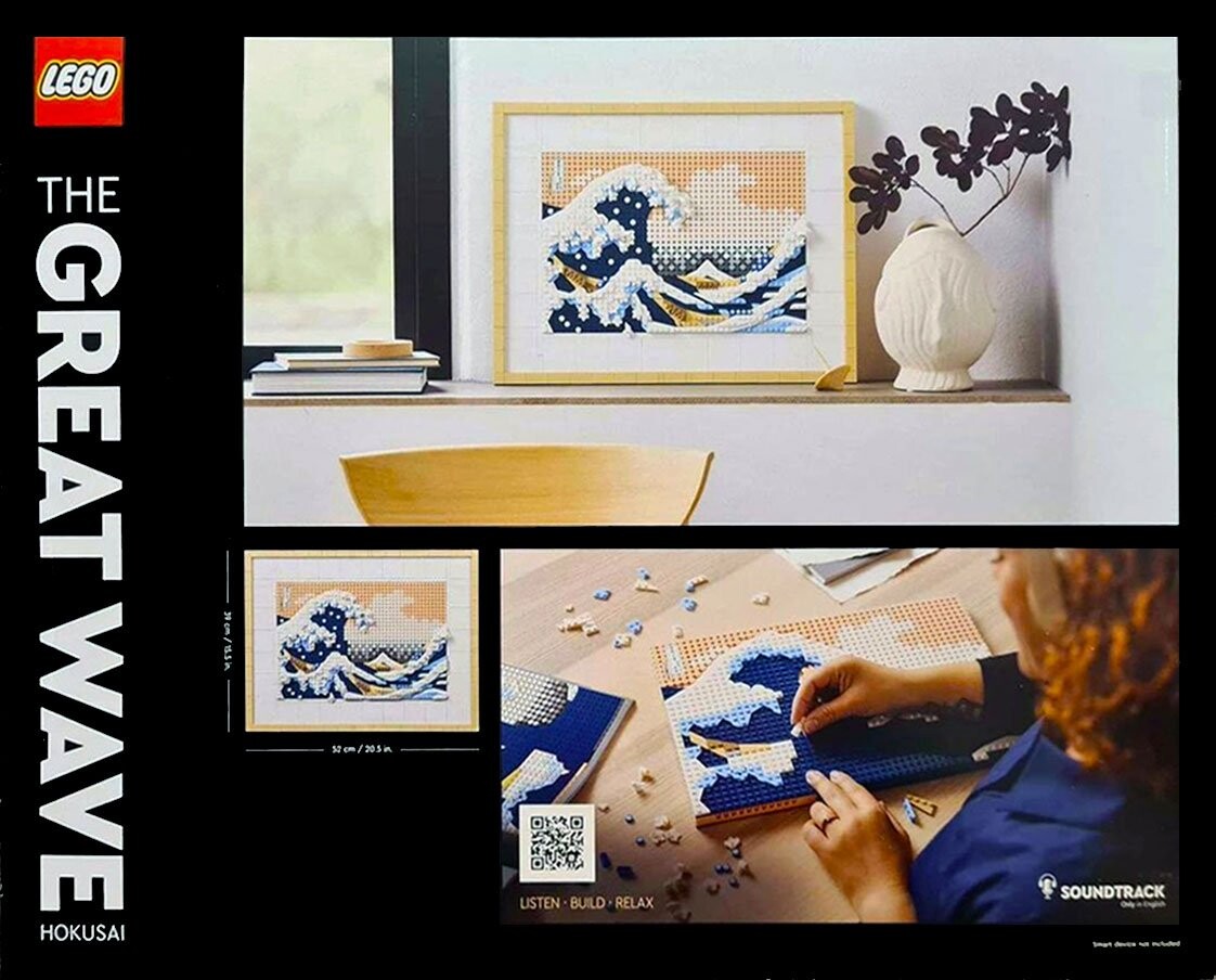 Lego Art - Hokusai - Den Store Bølge - 31208