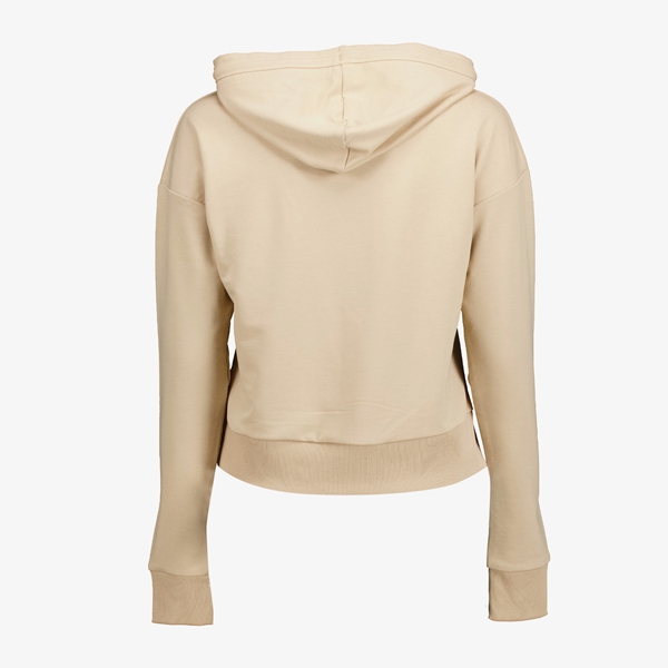 Osaga cropped dames hoodie beige