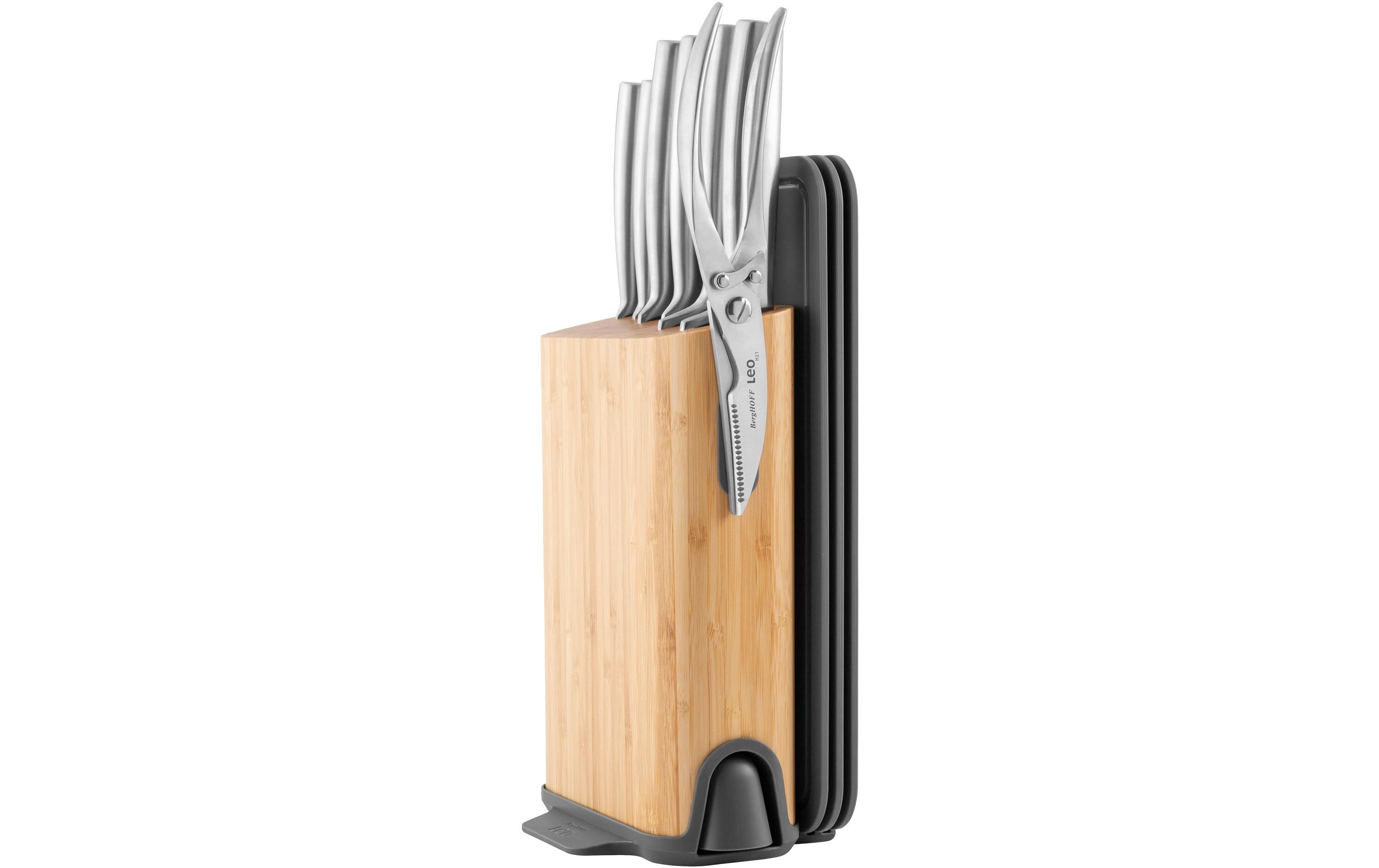 Messerblock-Set mit Messer Leo Legacy 11-teilig, HellbraunMesserblock mit Messer Set