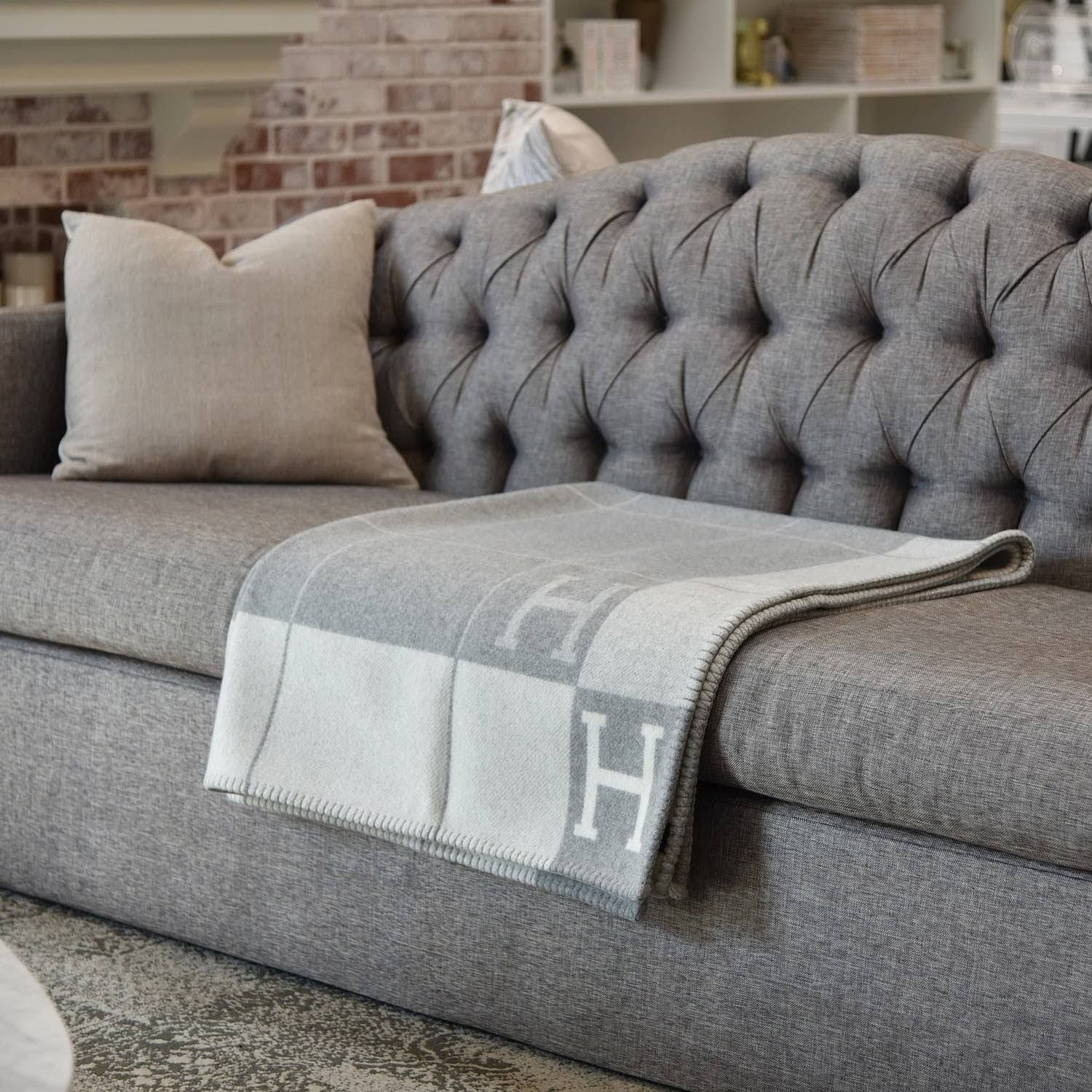 Elegante Wol-Kaschmir-Decke - Isabelle, Beige / 140x170 cm