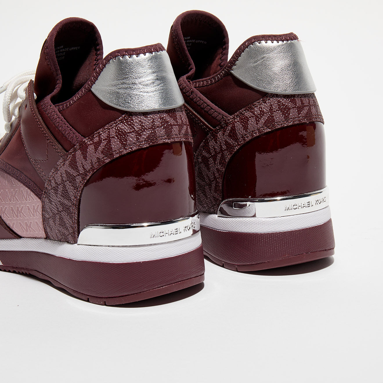 Michael Kors Chaussures Baskets compensées Maven bordeaux - Talon 7,5 cm