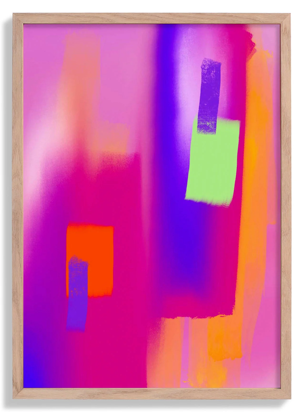 Lichter Abstrakter Kunstdruck