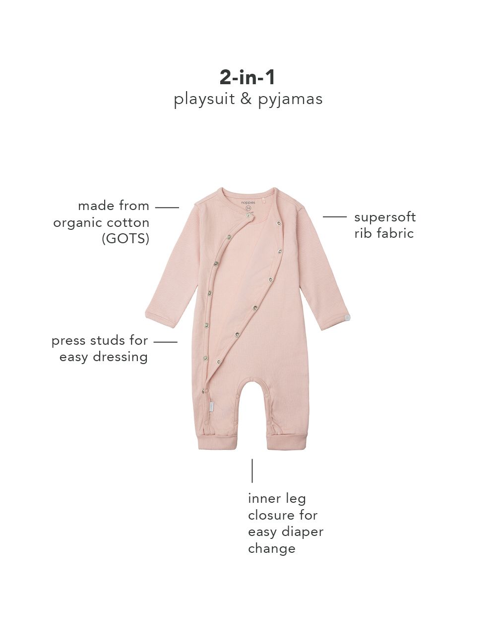 Noppies Newborn Boxpak Nevis - Rose Smoke