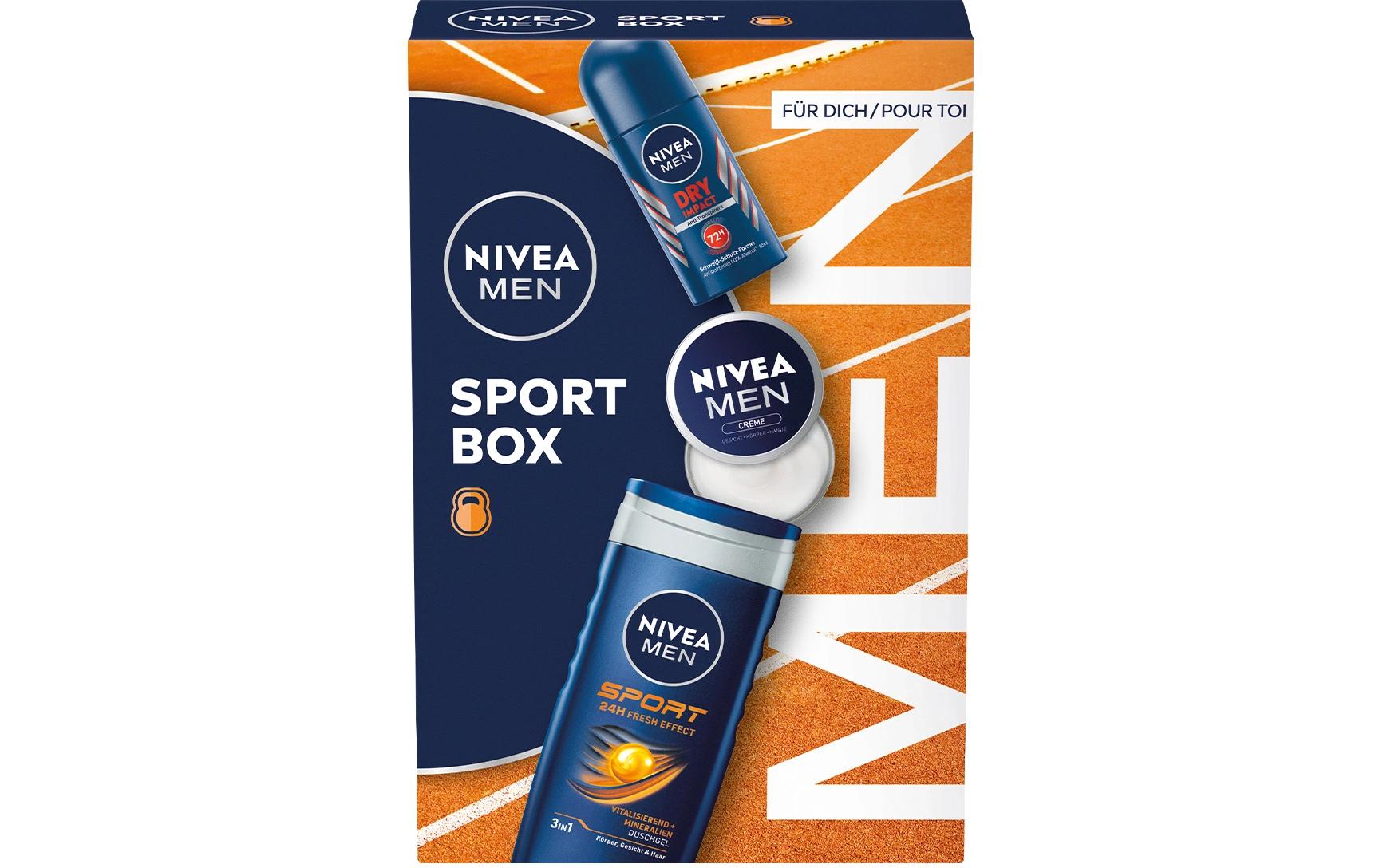 Geschenkset Sport Box 2024Vitalisierende Pflege für Sportliche