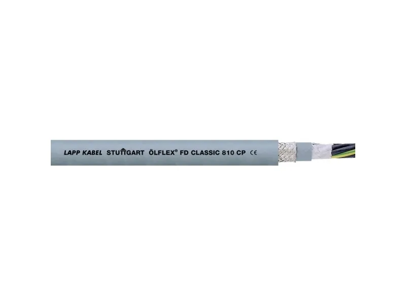 LAPP 26423/50 Slæbekædekabel ÖLFLEX® CLASSIC FD 810 CP 7 G 0.75 mm² Grå 50 m