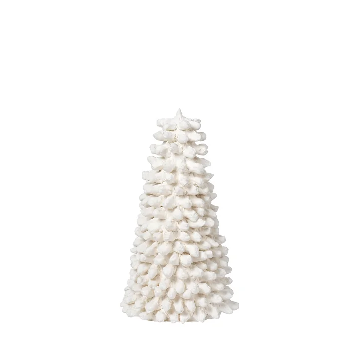 Broste Copenhagen - Pulp Deko-Tannenbaum, H 21 cm, weiss