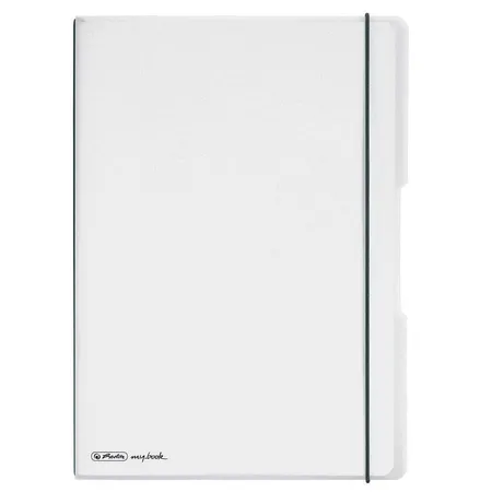 Herlitz Notizheft PP A4 Flex transparent kariert