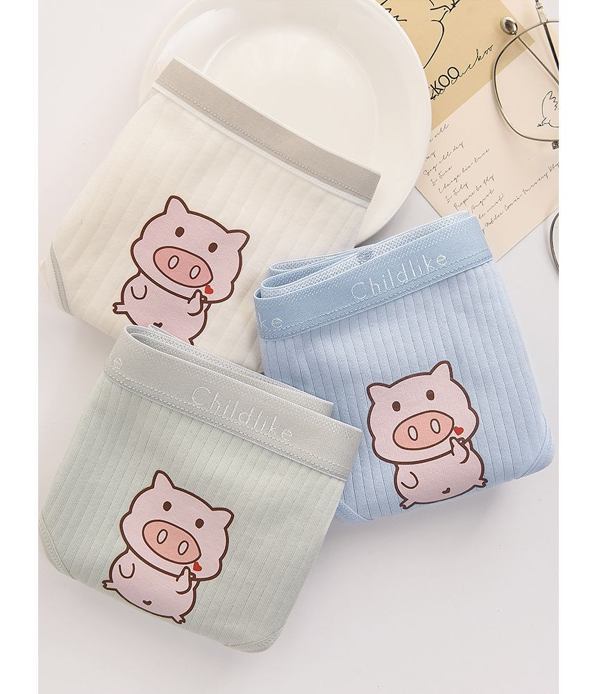 Pancherry - Matching set voor koppels: boxershorts met print + slipje
