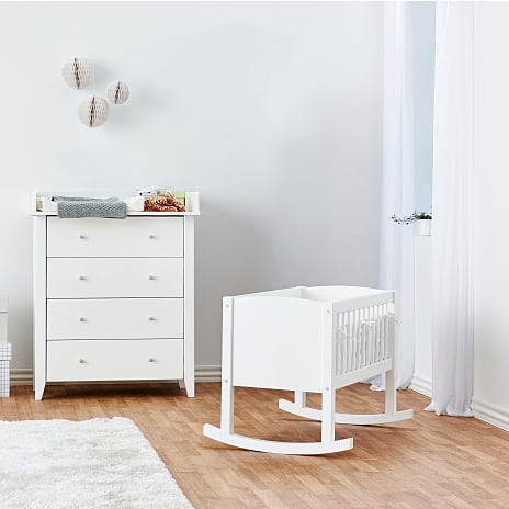 Hoppekids vugge 40x80 cm - Hvid