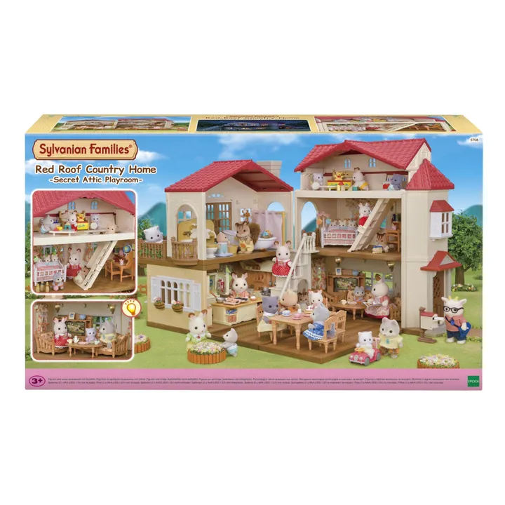 Sylvanian Families La grande maison éclairée et sa pièce secrète