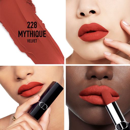 Dior Rouge Dior New Velvet Lipstick, 228 Rayonnante