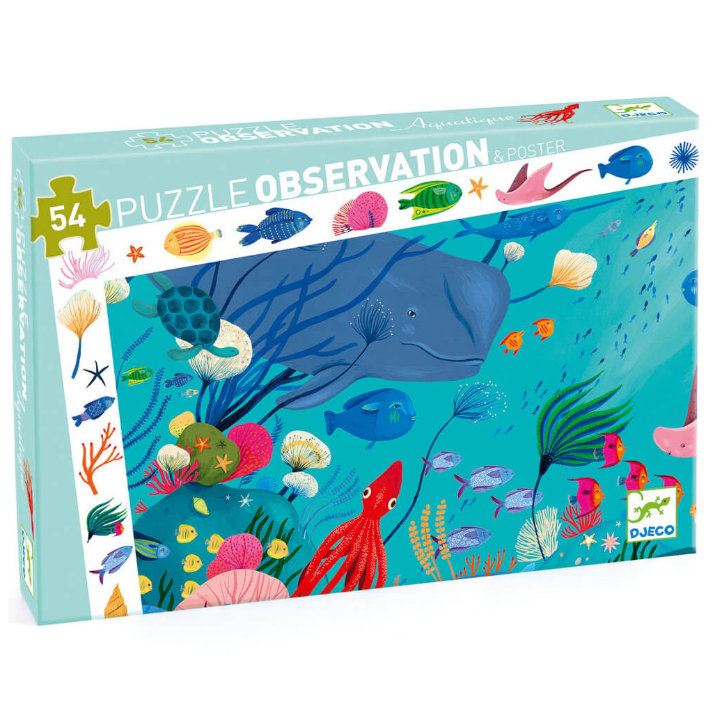 Puzzle Observation - Aquatique - 54 Pièces