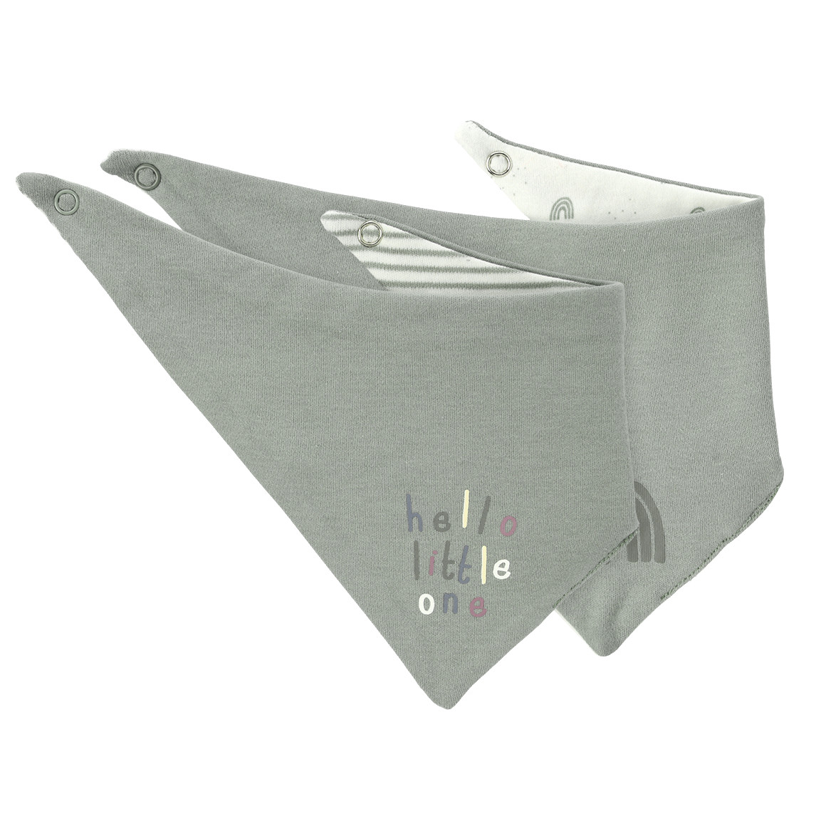 Topomini Pure Collection 2 Baby Bandanas Born 2025 salbei