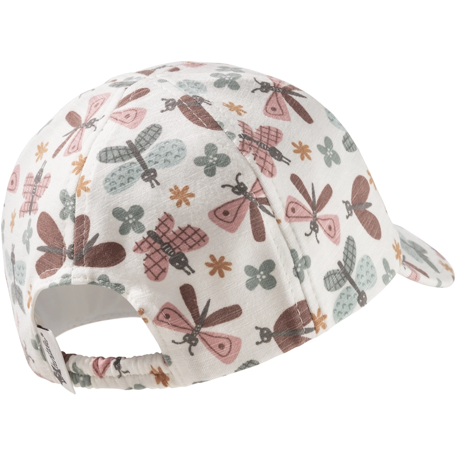 Sterntaler Baseball-Cap Schmetterlinge ecru