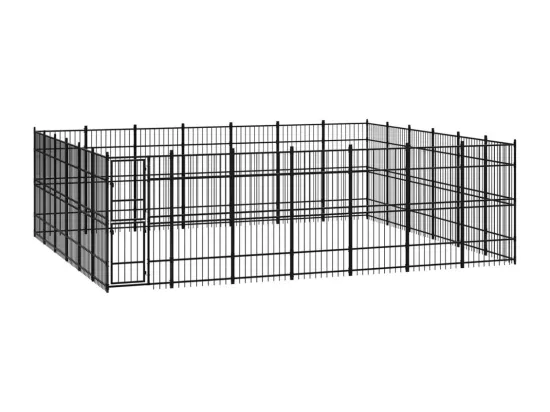 Chenil cage enclos pac noire 672 x 576 x 200 cm 02_0041845