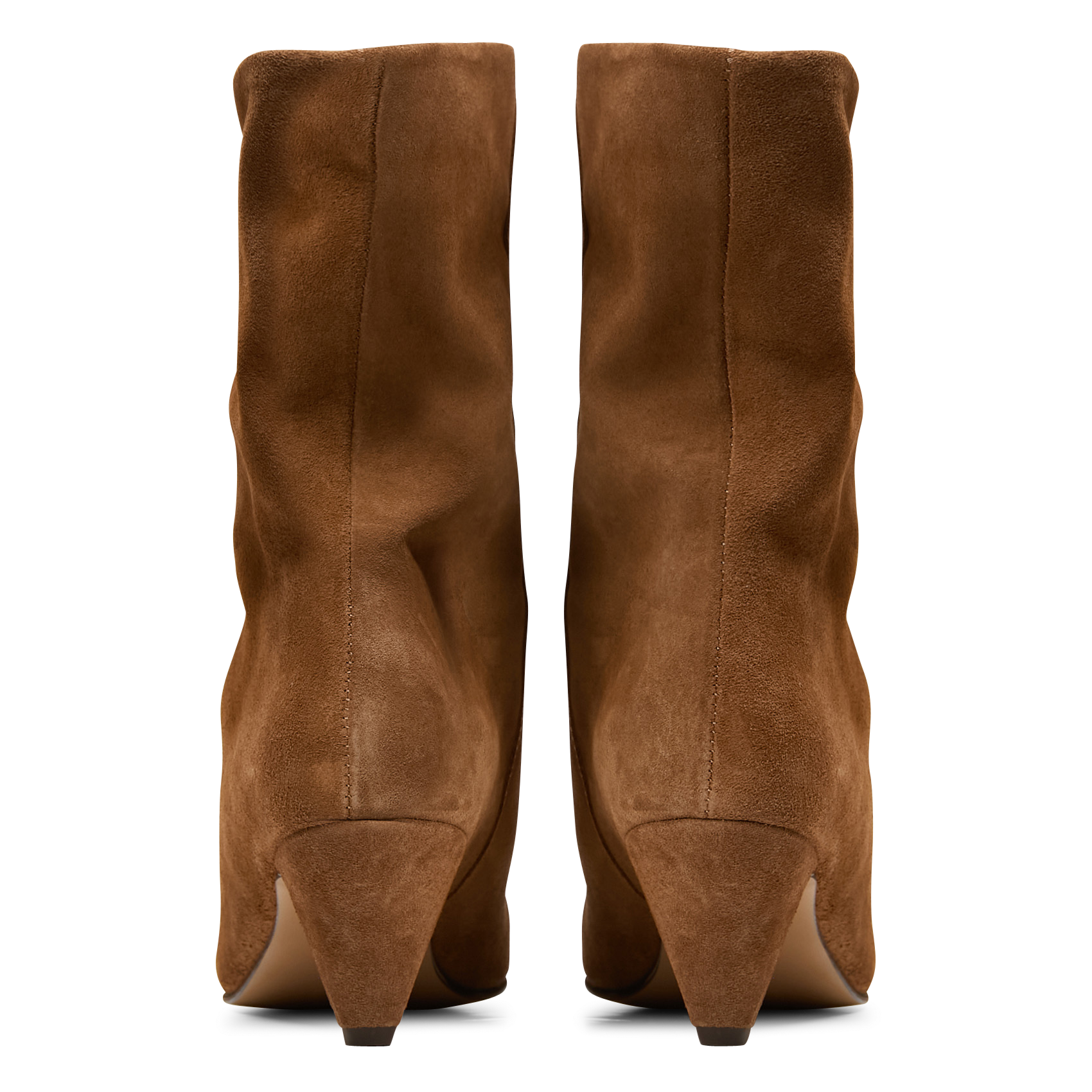 VULLY 50 - Bottines à talon en velours | Marron